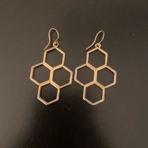 Anthropologie Gold Earrings